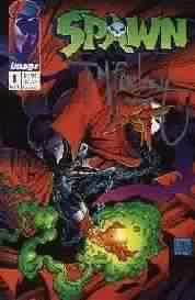 Spawn #1, autographed, and it's MINE. :o
